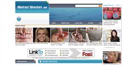 Desktop Screenshot of abstractdirectory.net