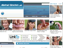 Tablet Screenshot of abstractdirectory.net